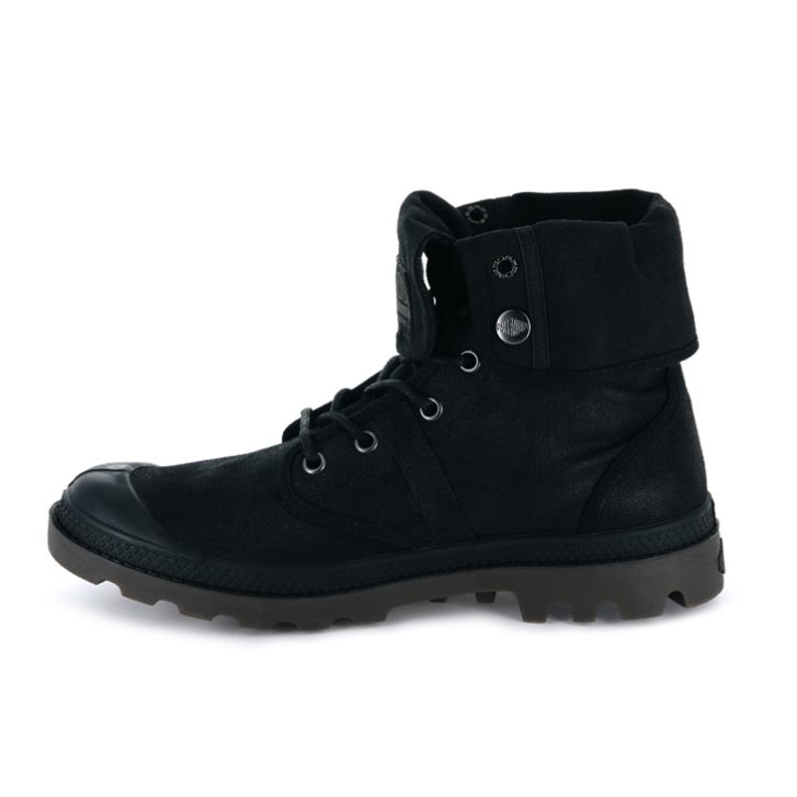 Palladium Pallabrousse BGY WAX Men's Boots Black | UK I015-ZJK